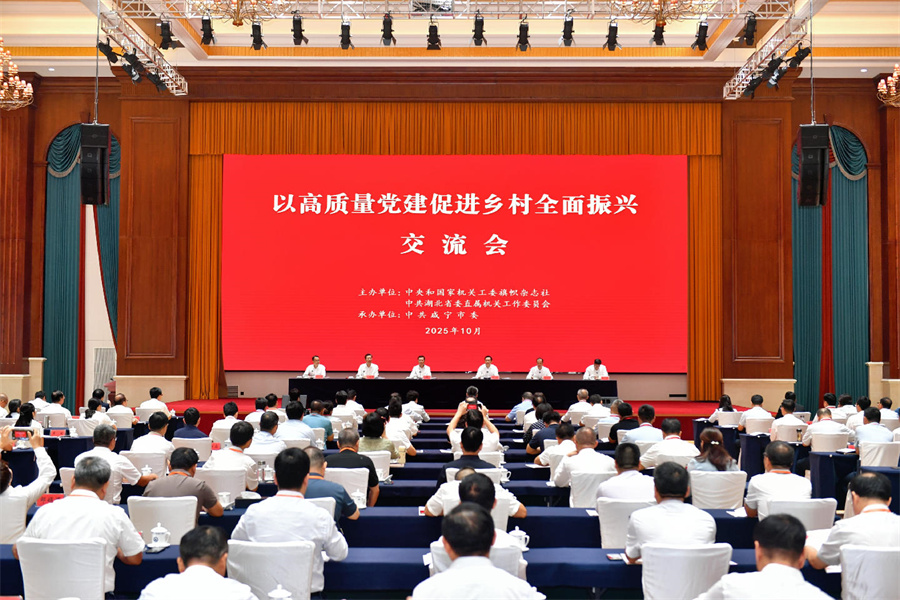 “以高质量党建促进乡村全面振兴”交流会在咸宁举行